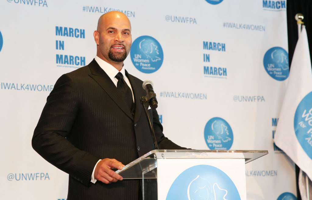 Angels' star Pujols and his wife, Deidre, step up to plate with Strike Out  Slavery Initiative - Behind the Badge