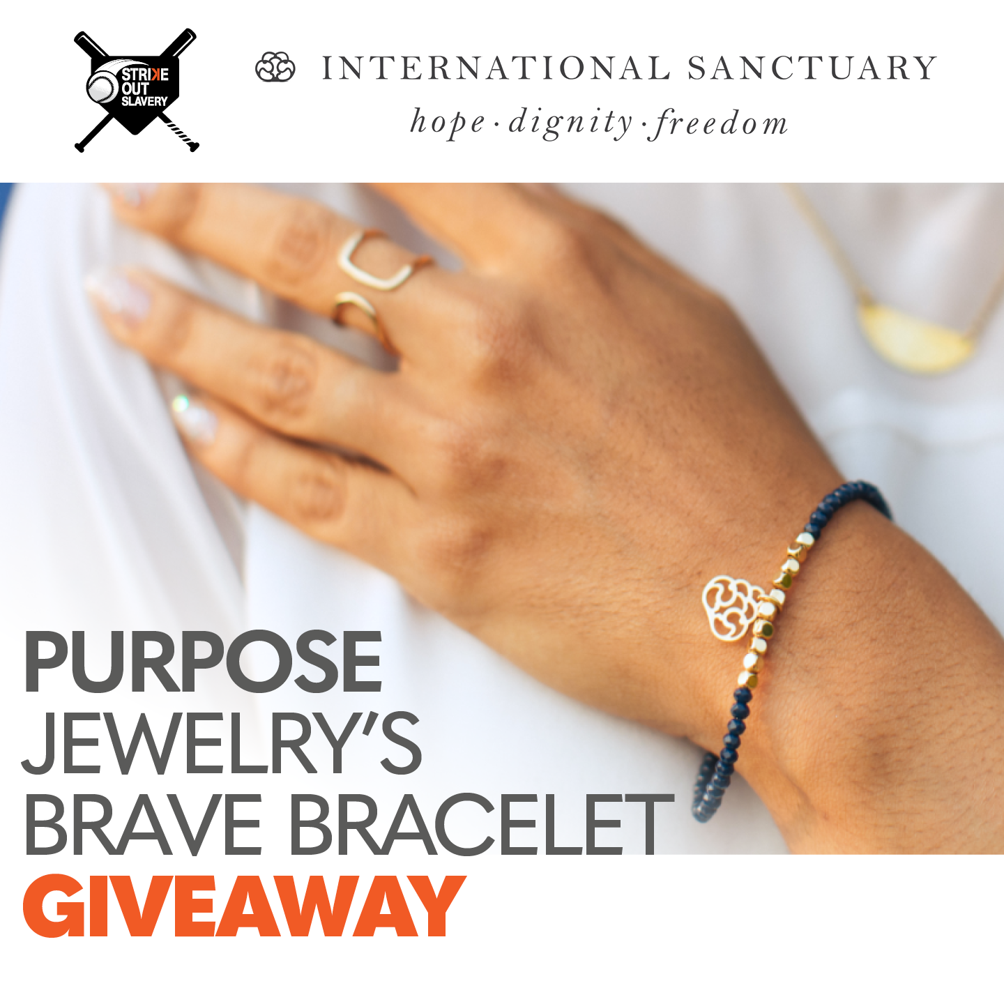 Purpose Jewelry National Slavery and Human Trafficking Prevention Month Giveaway